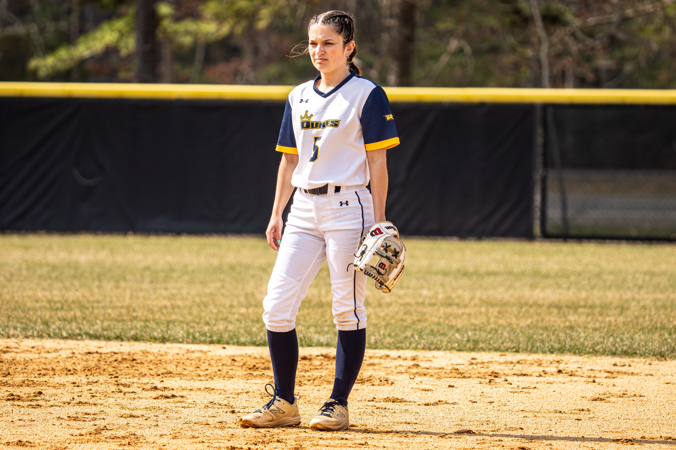 Cayla Sbrana went 2 for 2 with an RBI double in Game 1 against Northampton